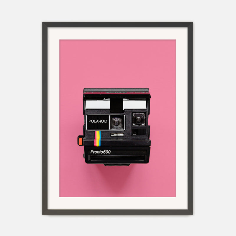 Retro Pink Camera Print No1 - Sage and Rose Prints