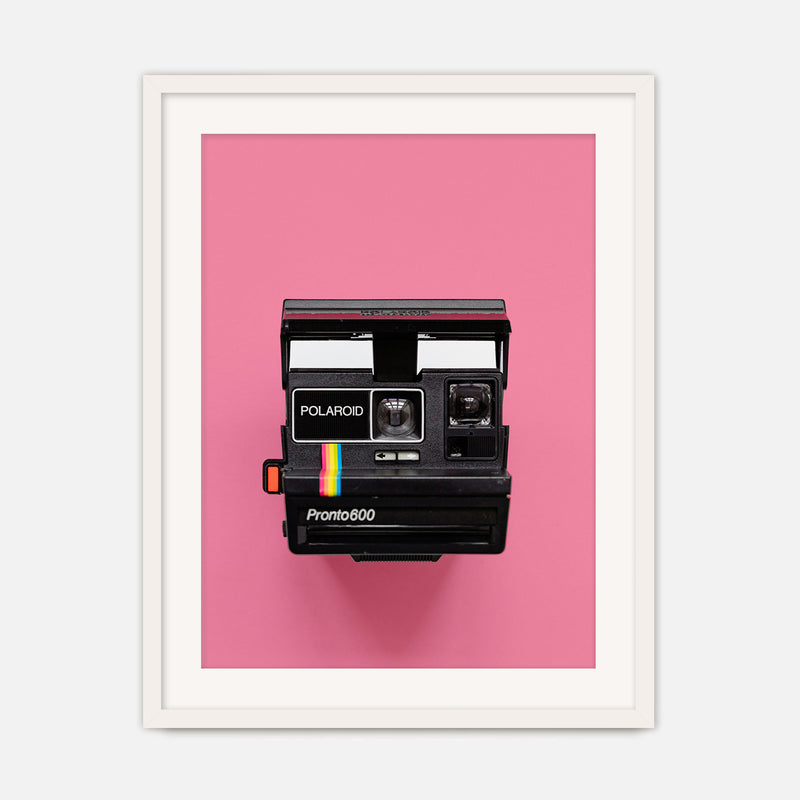 Retro Pink Camera Print No1 - Sage and Rose Prints