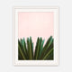 Tropical Leaves and Soft Pink No1 - Sage and Rose Prints