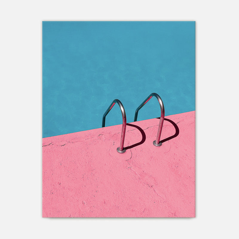 Rose Pink Retro Pool Photo No1 - Sage and Rose Prints