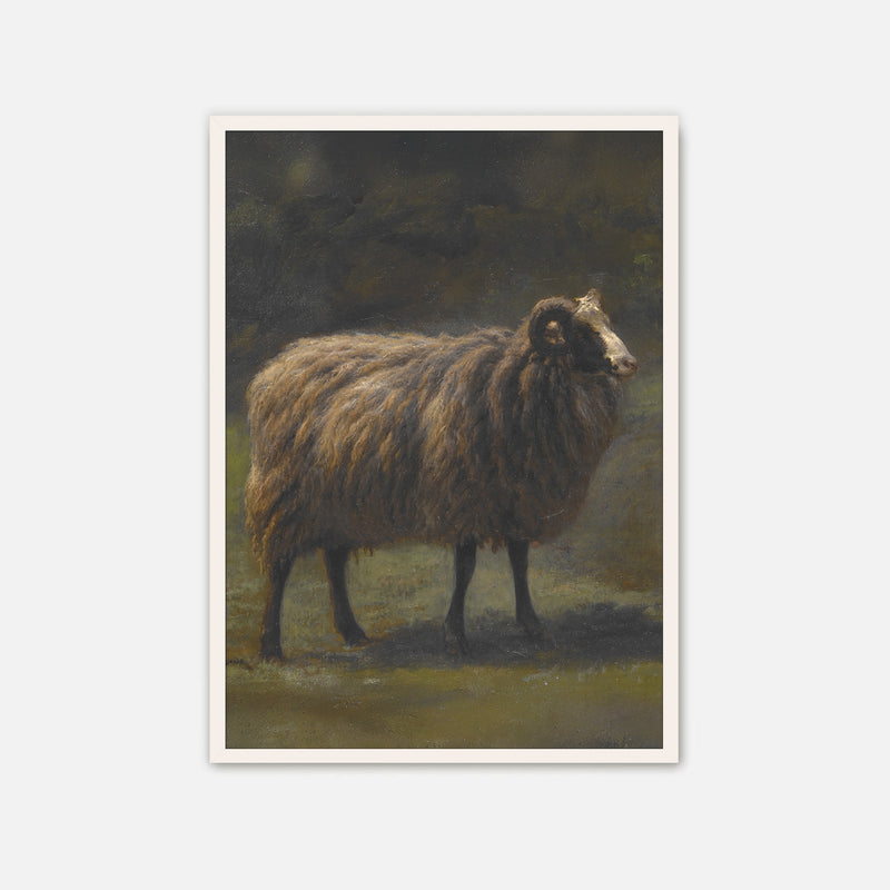 Romanticism Revival Sheep Art Print No1 - Sage and Rose Prints