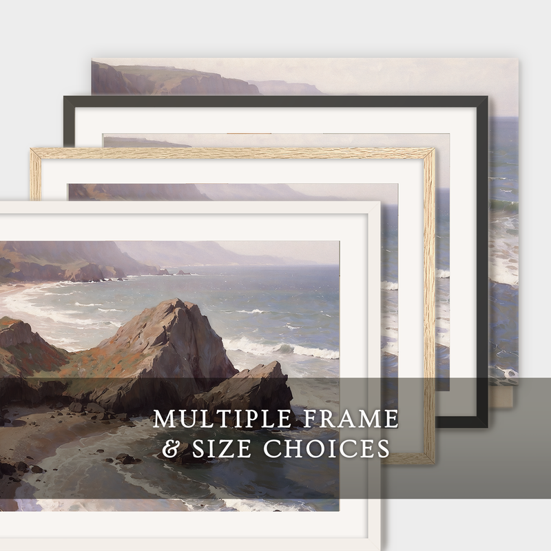 Oregon Coast Art at Canyon Beach No2 - Sage and Rose Prints