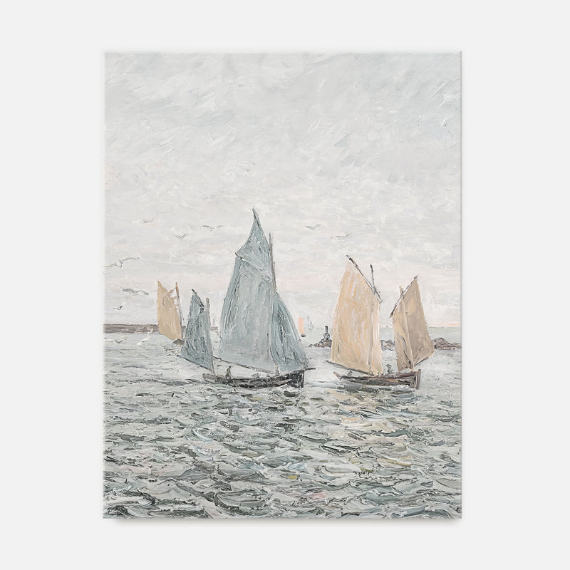 Coastal Sailboat Print - Sage and Rose Prints