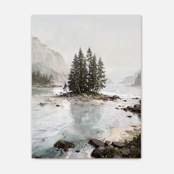 Pacific Northwest Painting 06-1v - Sage and Rose Prints