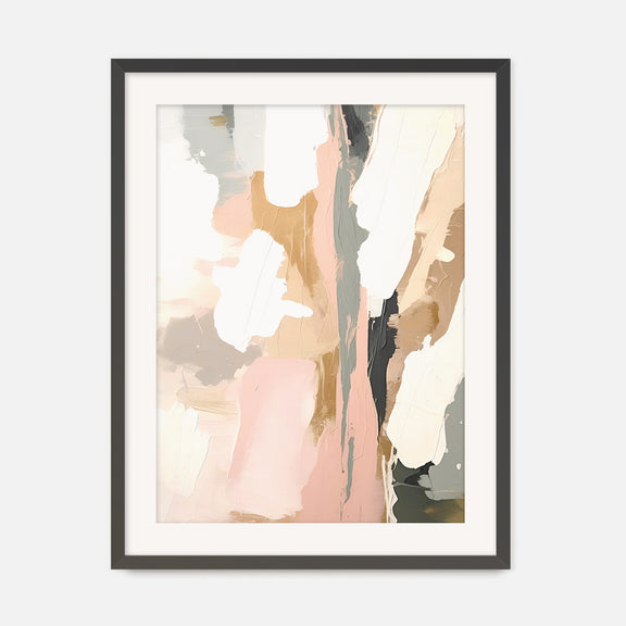 Abstract Modern Art 22-1v - Sage and Rose Prints