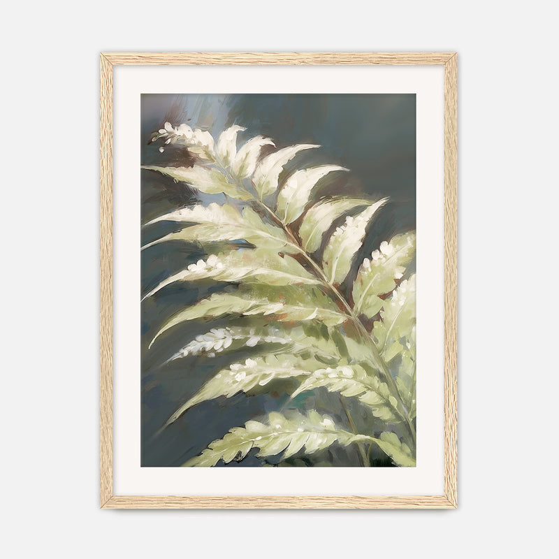 Fern Forest Leaf Botanical Art No1 - Sage and Rose Prints