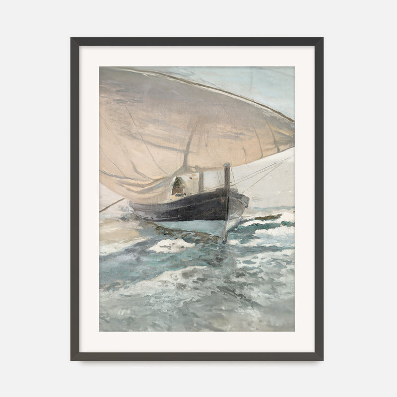 Vintage Sailboat Print - Sage and Rose Prints
