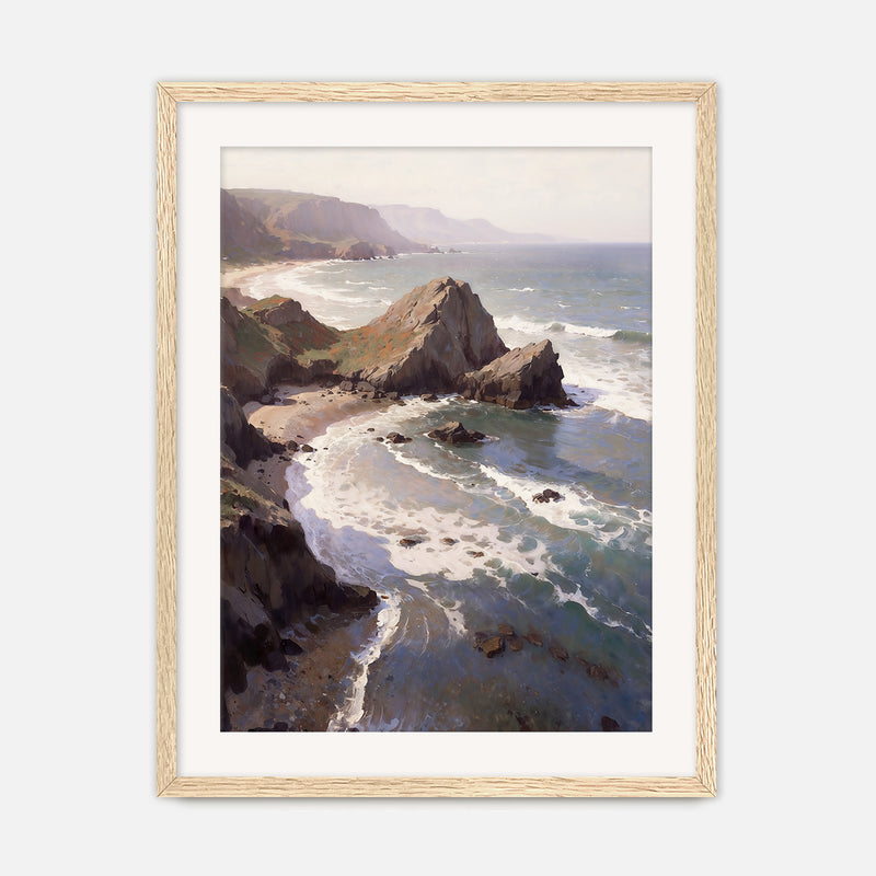 Oregon Coast Art at Canyon Beach No1 - Sage and Rose Prints