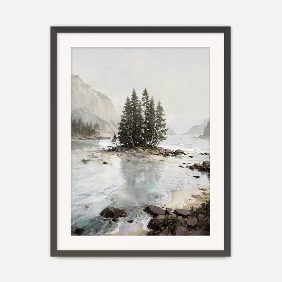 Pacific Northwest Painting 06-1v - Sage and Rose Prints