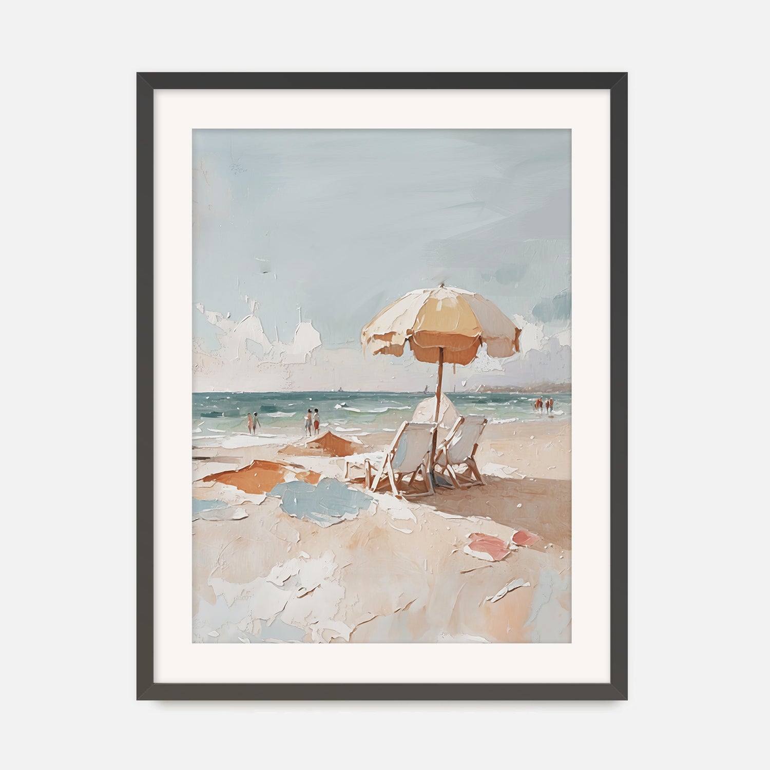 Coastal Art 25-1v - Sage and Rose Prints