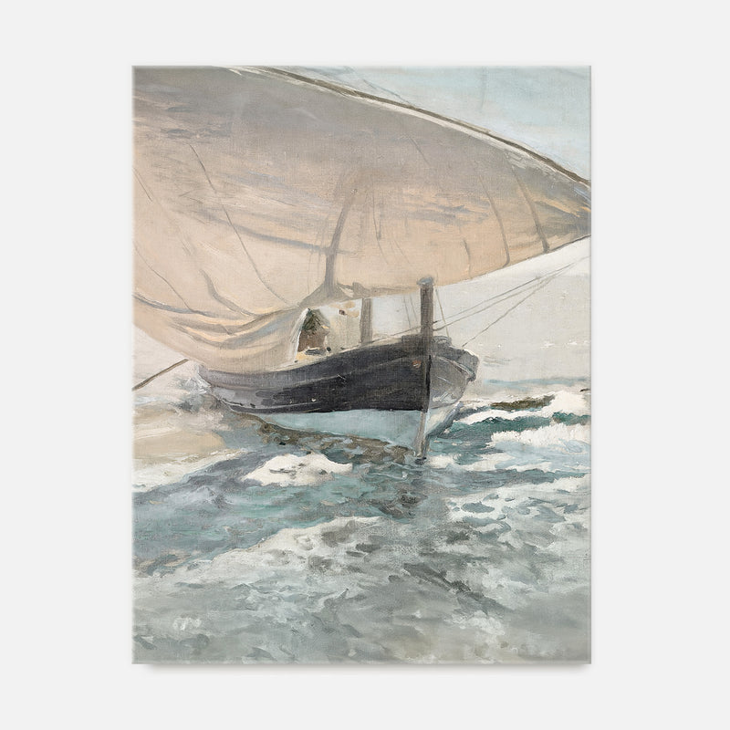 Vintage Sailboat Print - Sage and Rose Prints