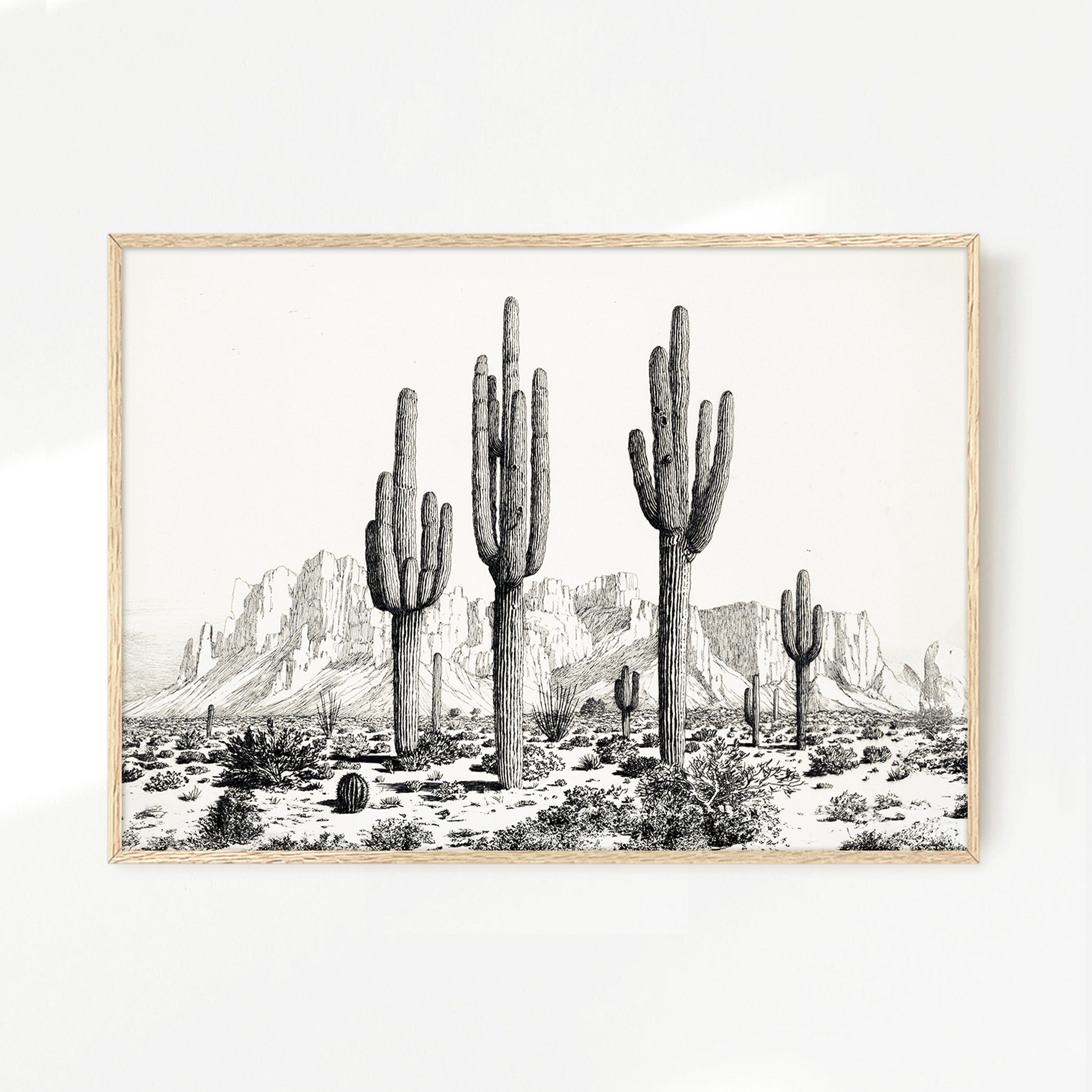 Desert Painting 20-1x - Sage and Rose Prints