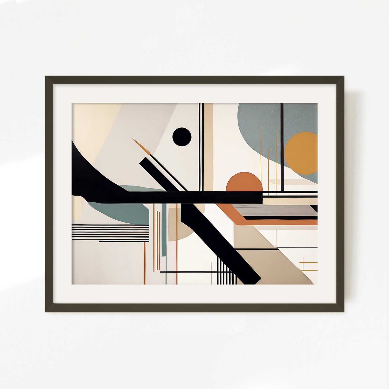 Mid-Century Package - Living Room Art E-1x-07 - Sage and Rose Prints