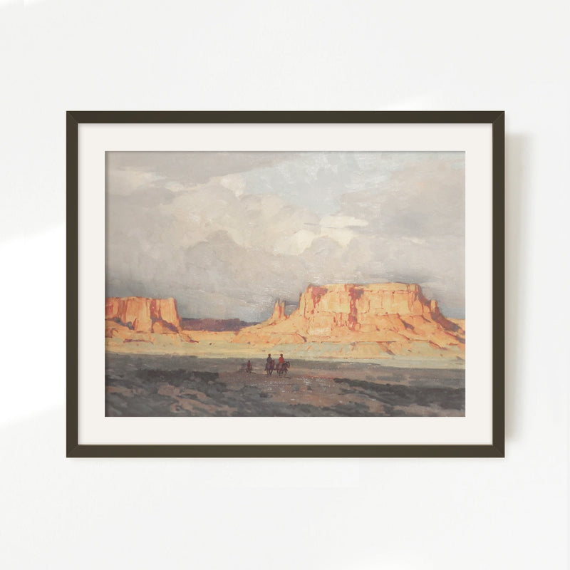Southwest Desert Painting - Sage and Rose Prints