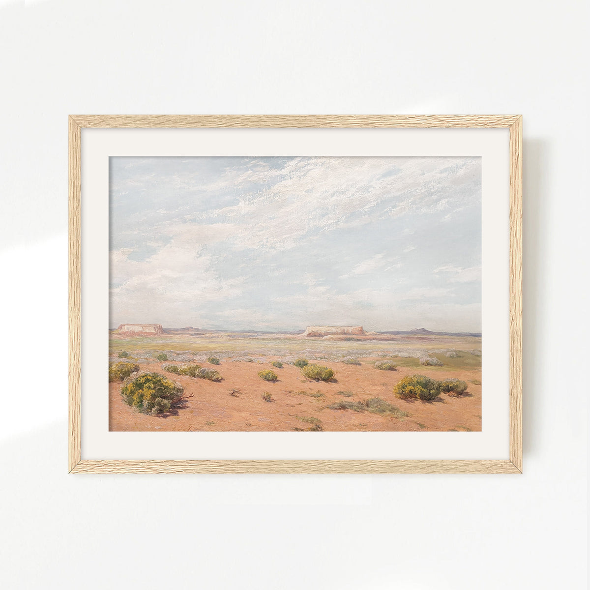 Southwest Desert Landscape Print - Sage and Rose Prints