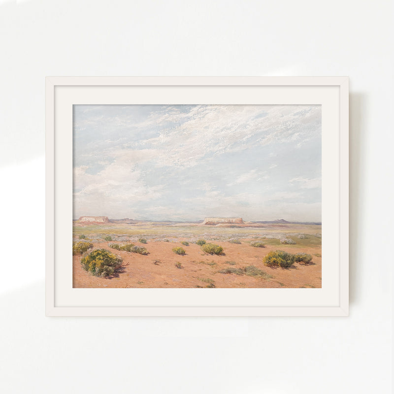 Southwest Desert Landscape Print - Sage and Rose Prints
