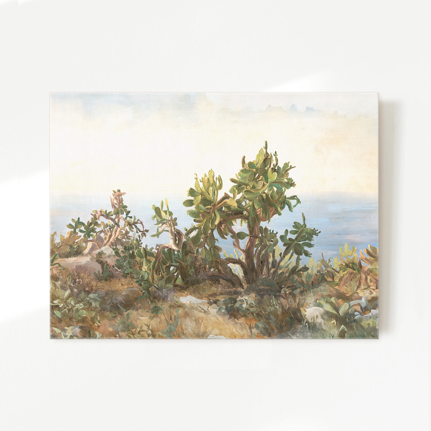 Desert Painting 16-1x - Sage and Rose Prints