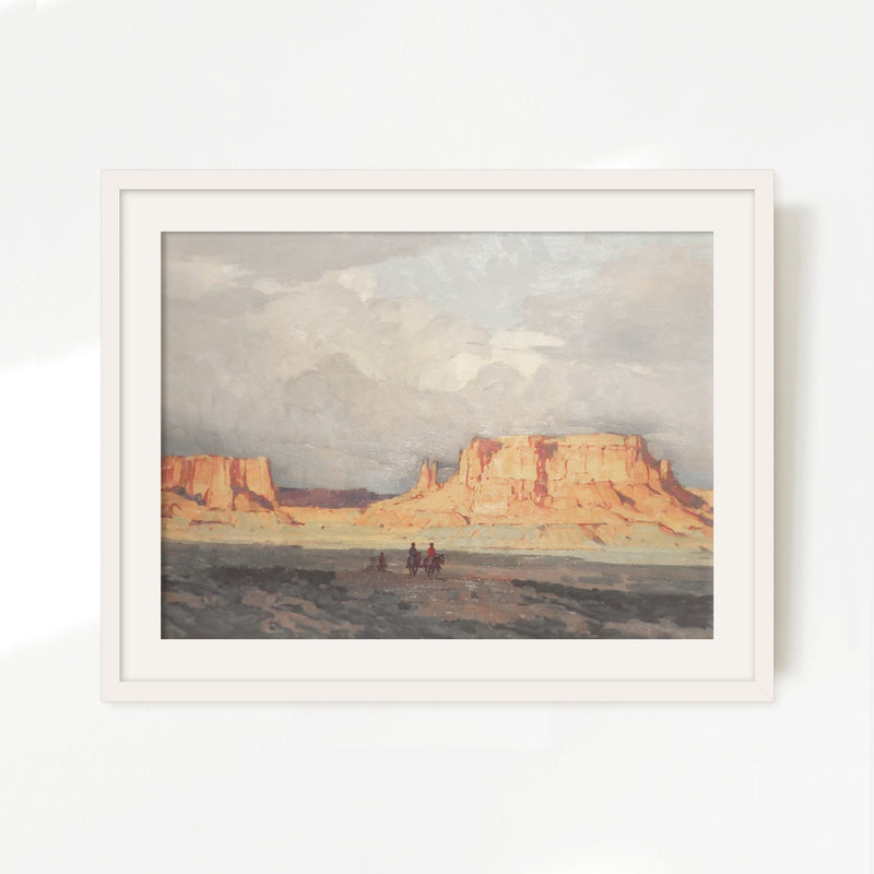 Southwest Desert Painting - Sage and Rose Prints