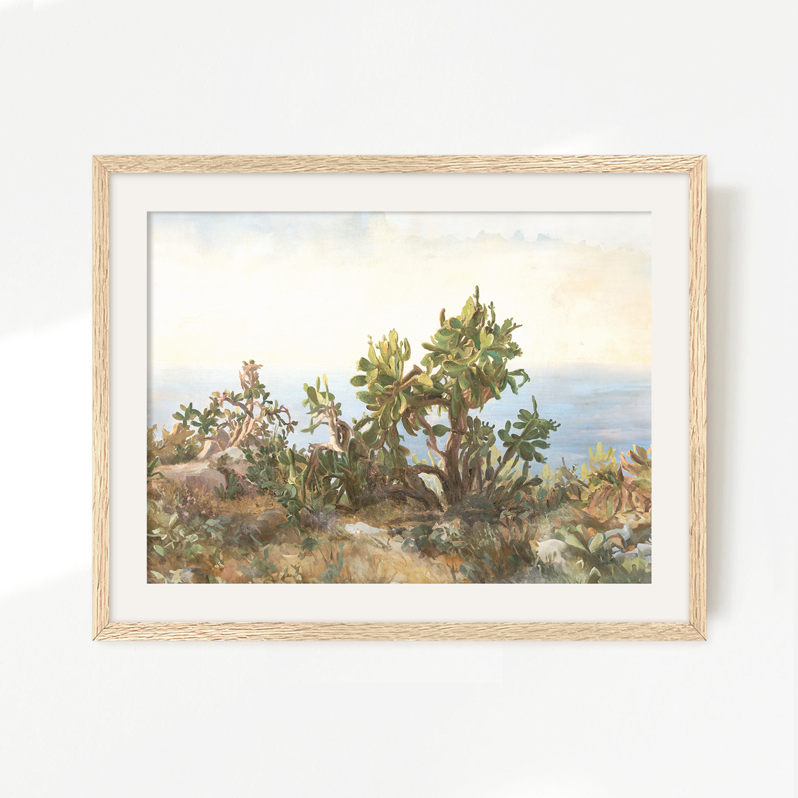 Desert Painting 16-1x - Sage and Rose Prints