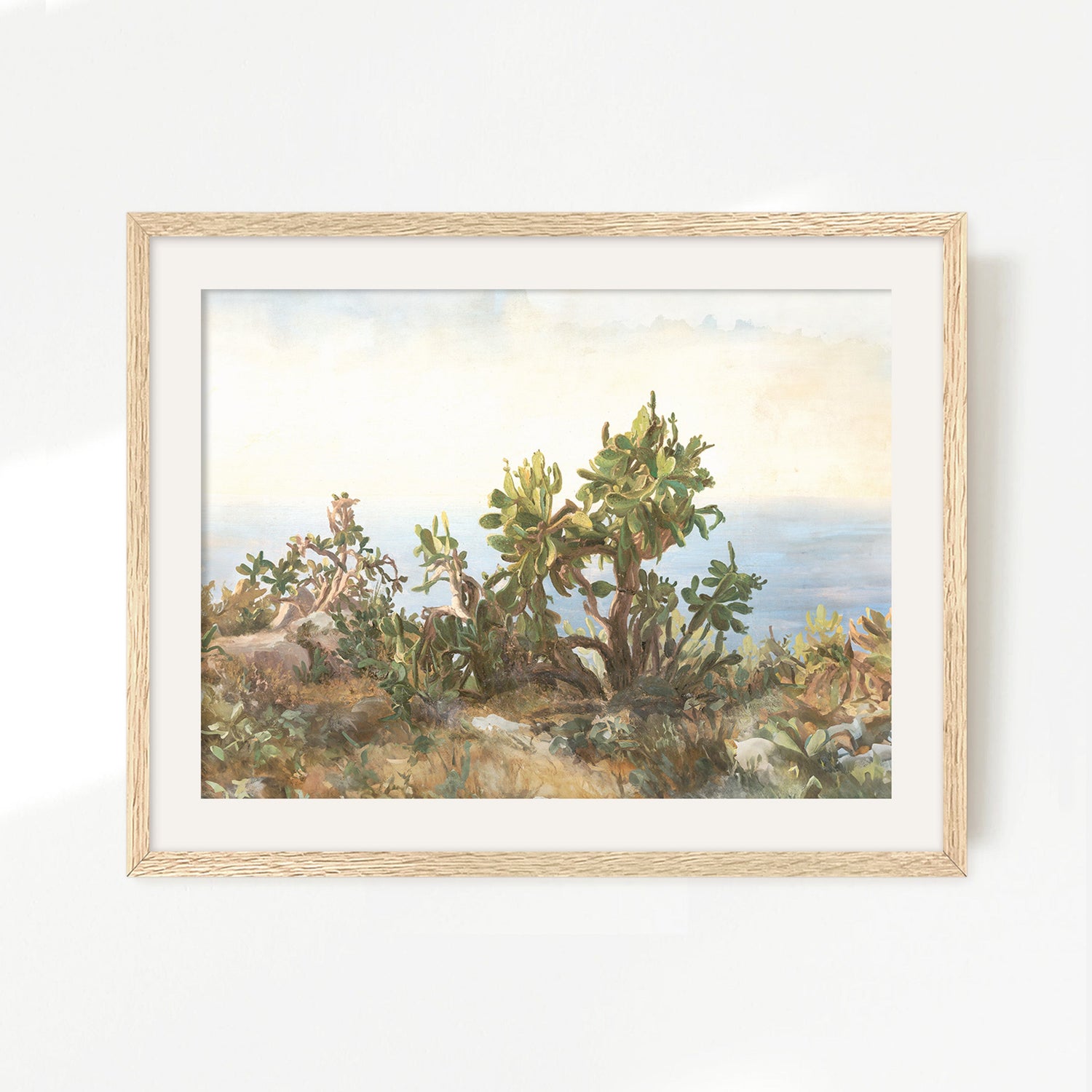 Desert Painting 16-1x - Sage and Rose Prints