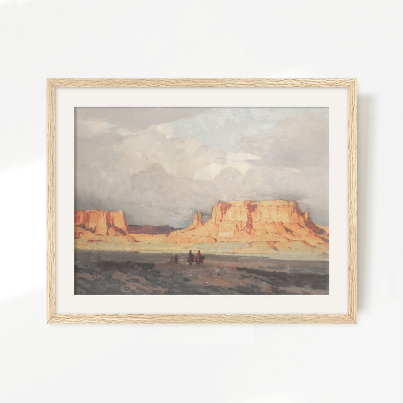 Southwest Desert Painting - Sage and Rose Prints