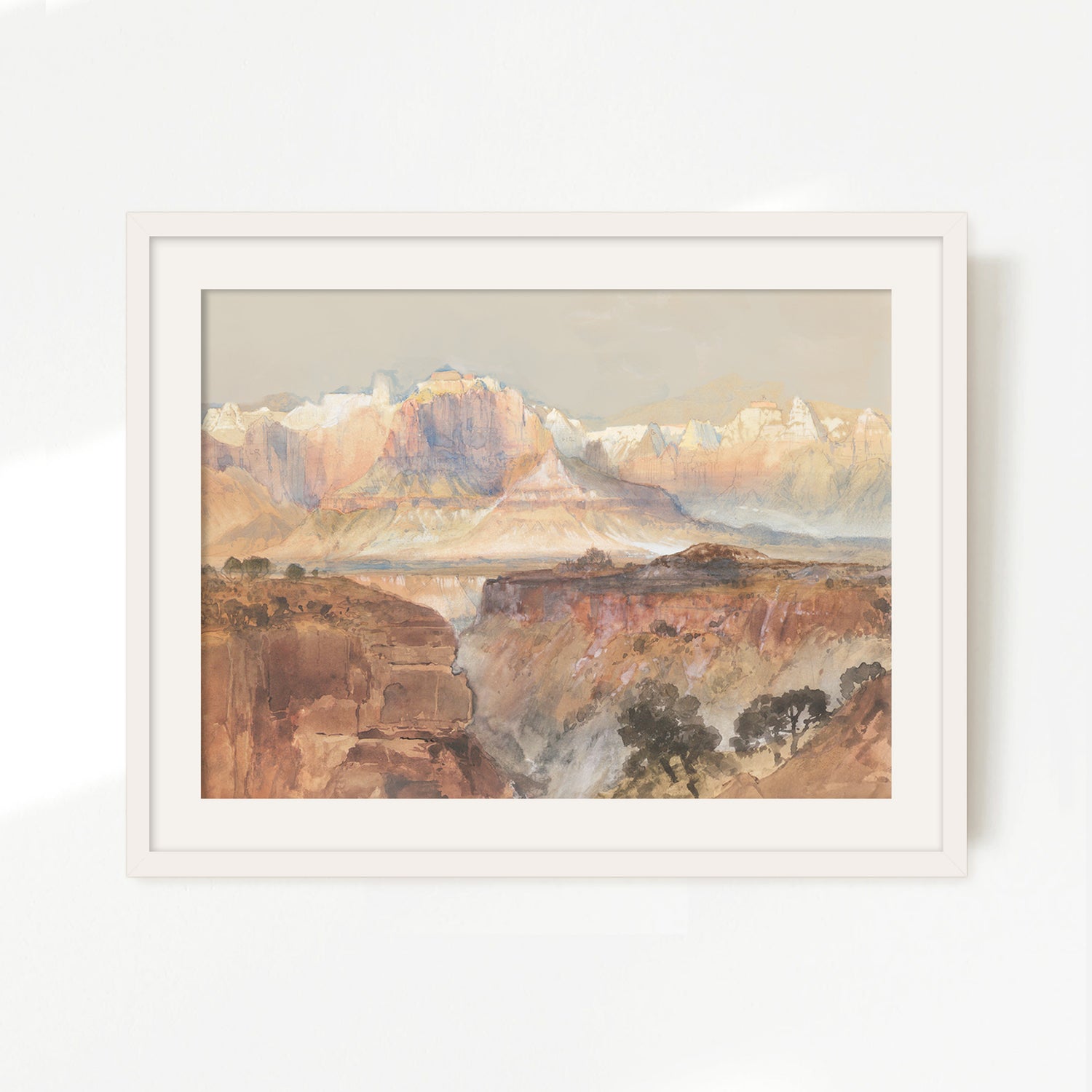 Desert Painting 15-1x - Sage and Rose Prints