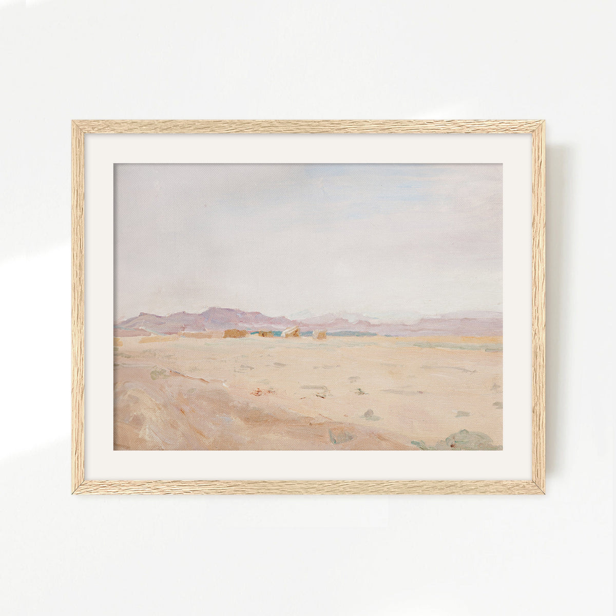 Muted Desert Painting - Sage and Rose Prints
