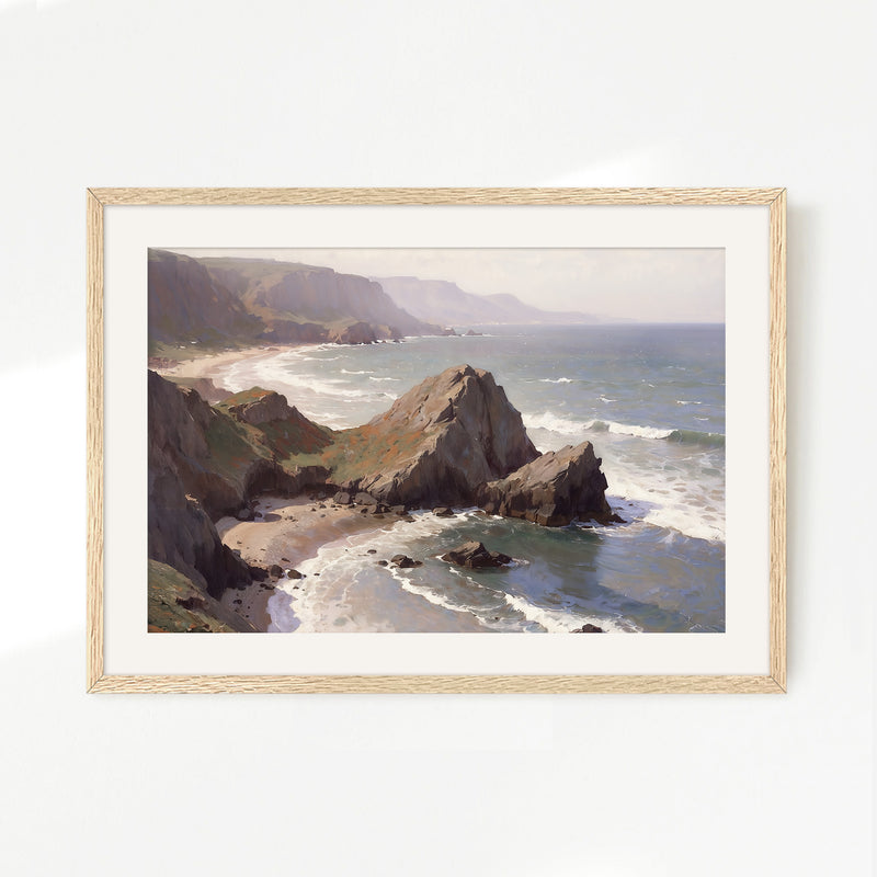 Oregon Coast Art at Canyon Beach No2 - Sage and Rose Prints