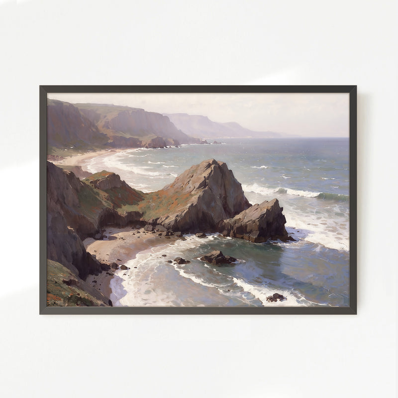 Oregon Coast Art at Canyon Beach No2 - Sage and Rose Prints