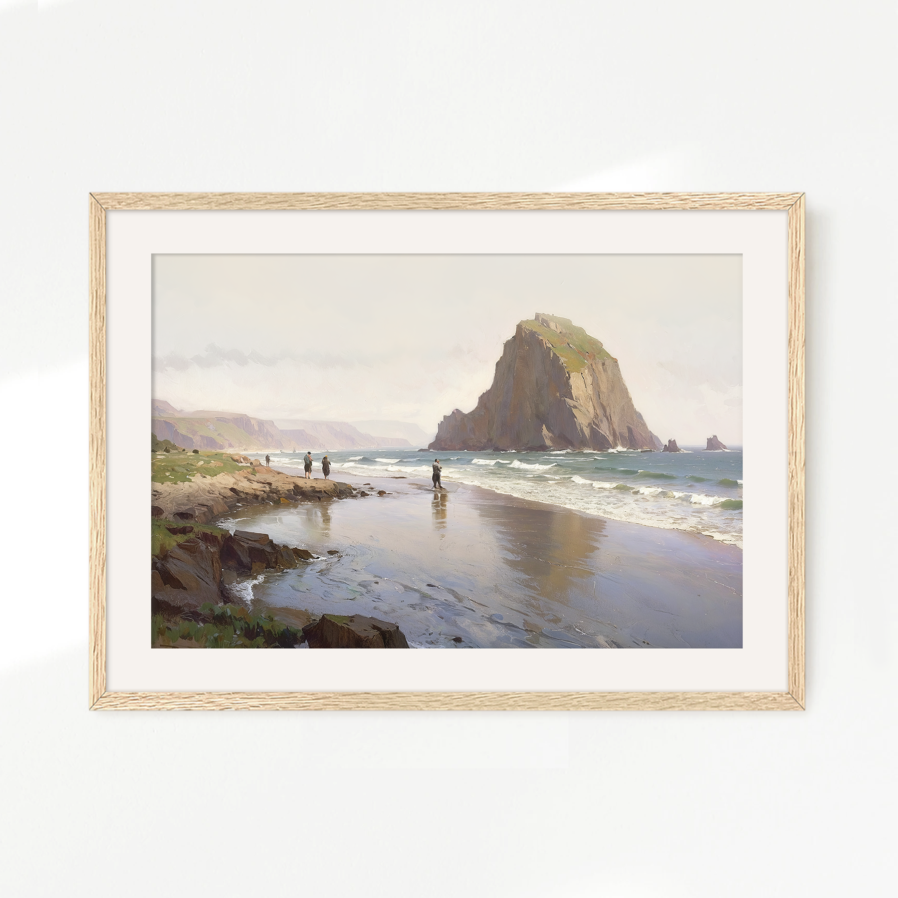 Pacific Northwest Coastal Painting Designed as Airbnb Decor