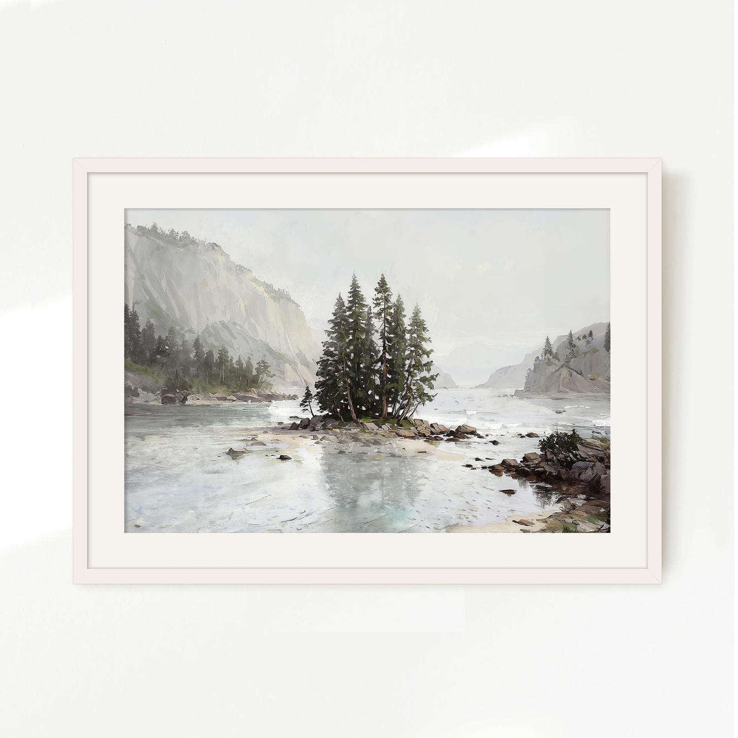 Pacific Northwest Painting 06-1x - Sage and Rose Prints