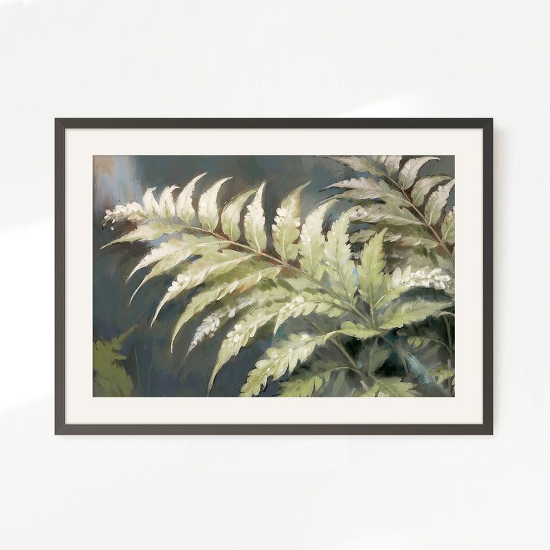 Fern Forest Leaf Botanical Art No2 - Sage and Rose Prints