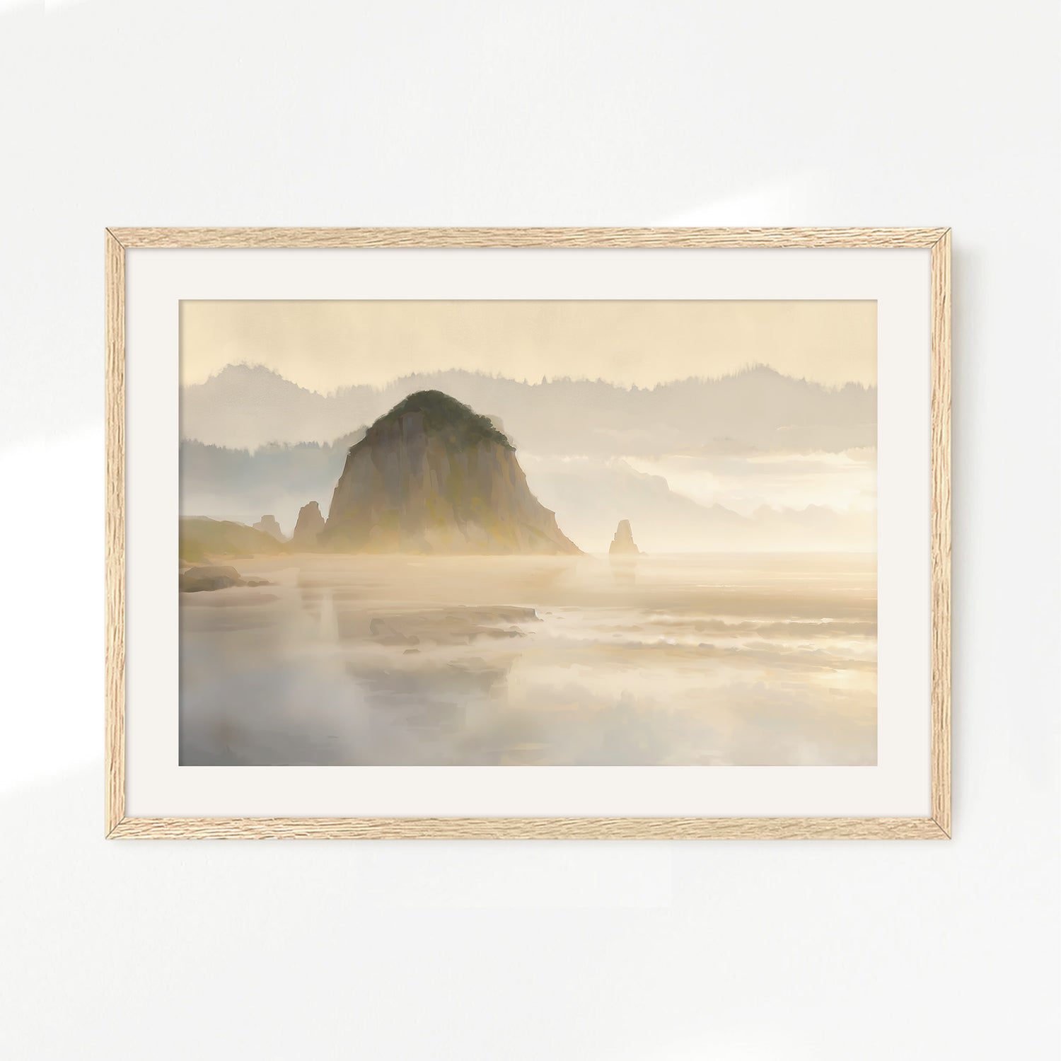 Pacific Northwest Painting Designed as Airbnb Art