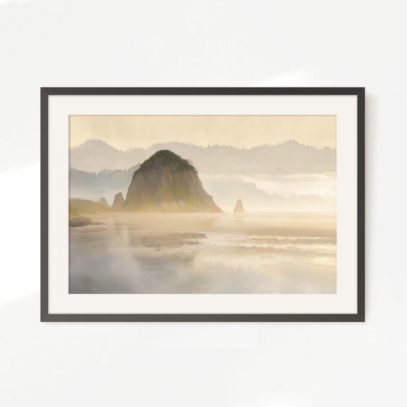 Pacific Northwest Painting Designed as Airbnb Art