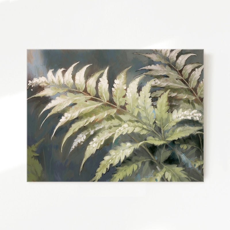 Fern Forest Leaf Botanical Art No2 - Sage and Rose Prints