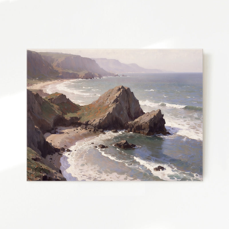 Oregon Coast Art at Canyon Beach No2 - Sage and Rose Prints