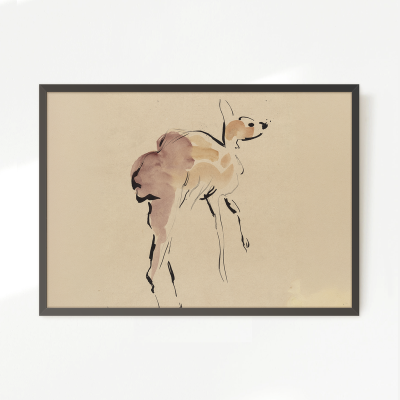 Young Deer - Sage and Rose Prints