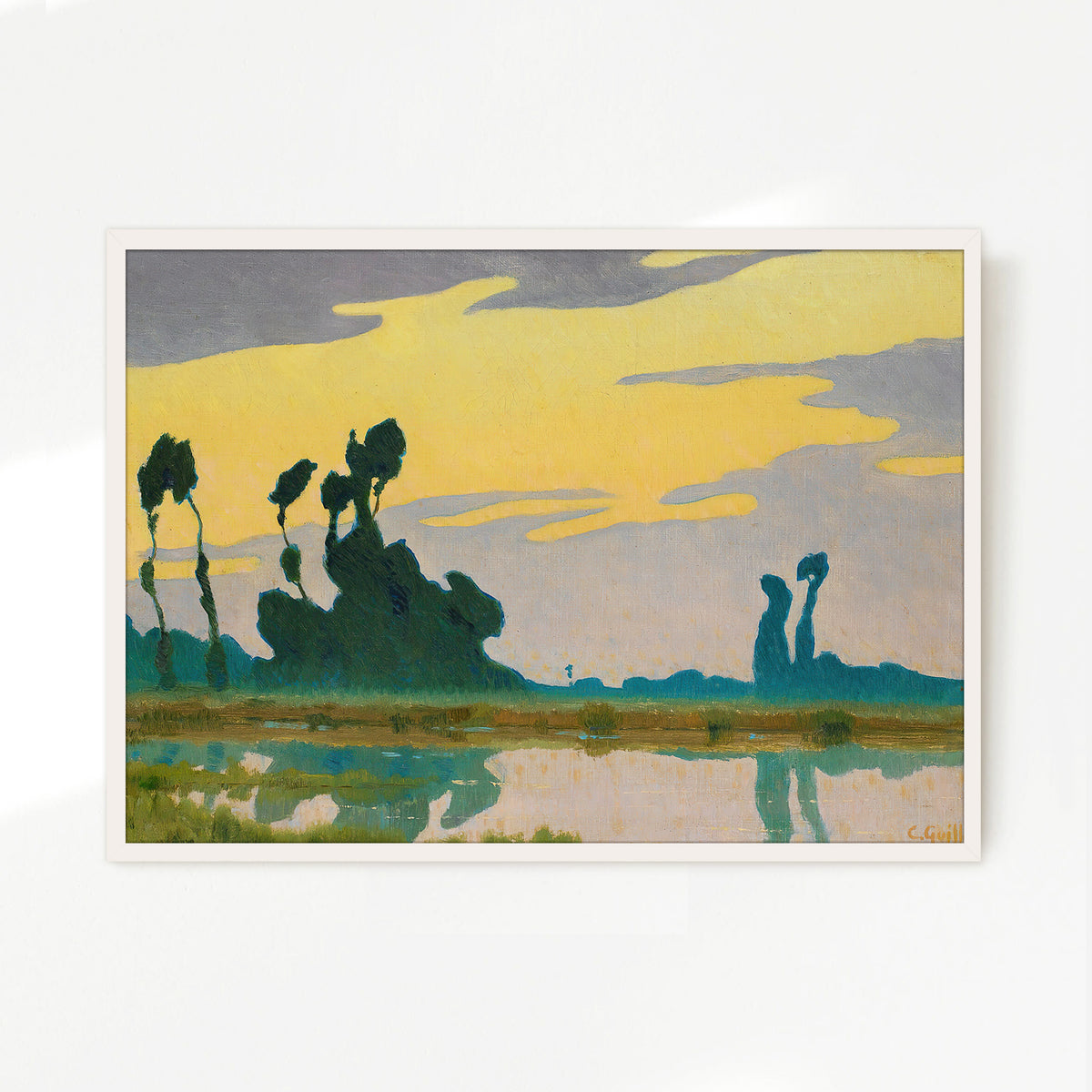 Florida Sunset Watercolor - Sage and Rose Prints