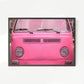 Pink Retro VW Van Photo - Sage and Rose Prints