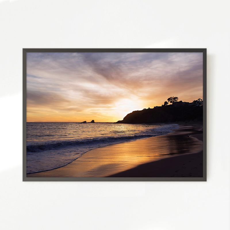 Hawaiian Sunset in Deep Purples - Sage and Rose Prints