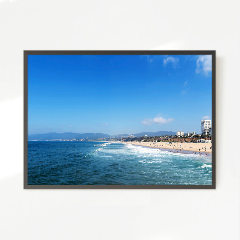 Royal Blue Beach Photo Print - Sage and Rose Prints