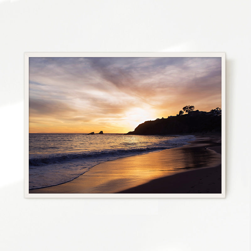 Hawaiian Sunset in Deep Purples - Sage and Rose Prints