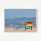 Rainbow Pride Life Guard Stand Beach Photo - Sage and Rose Prints