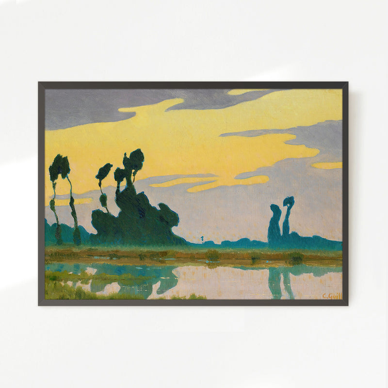 Florida Sunset Watercolor - Sage and Rose Prints