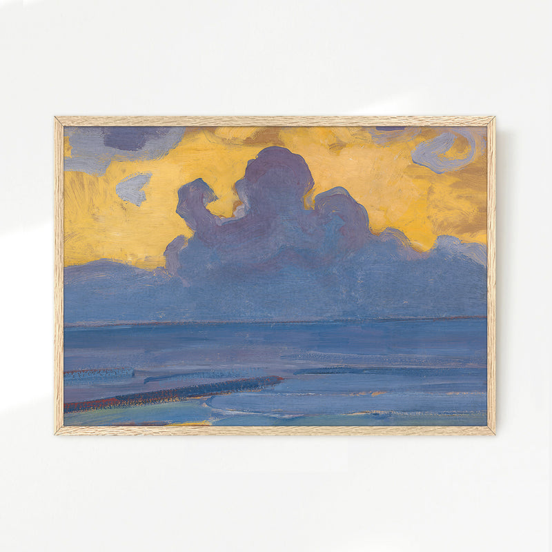 Cloud Sunset in Purple and Yellow - Sage and Rose Prints