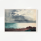 Ocean After a Storm Watercolor - Sage and Rose Prints