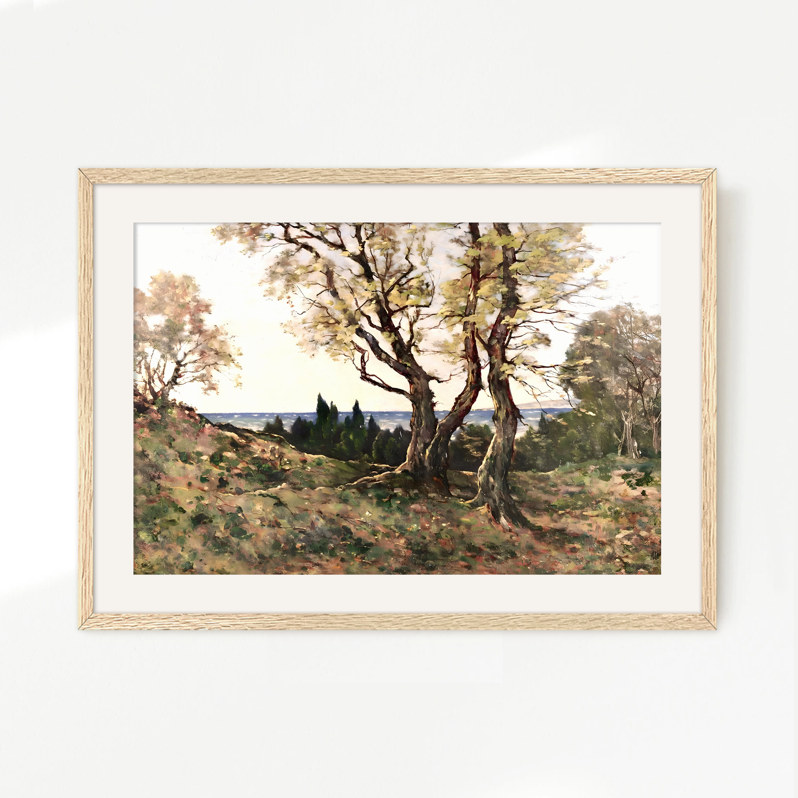 Landscape Art 17-1x - Sage and Rose Prints