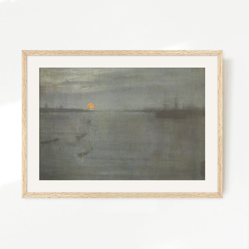 Moonstone Blue Ocean Print No2 - Sage and Rose Prints