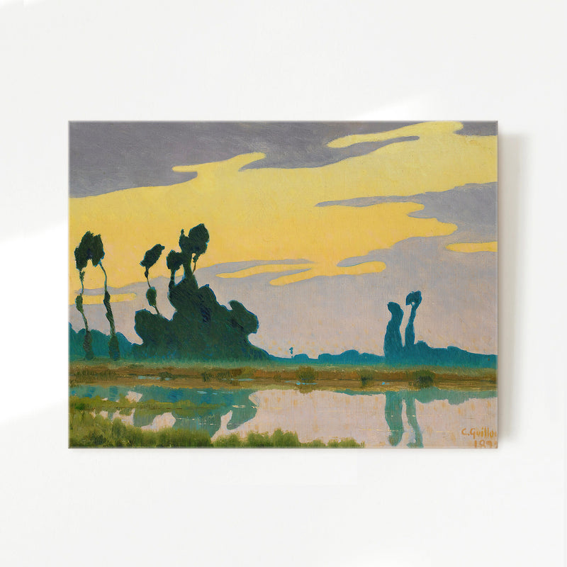 Florida Sunset Watercolor - Sage and Rose Prints