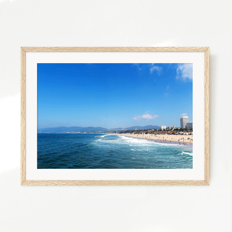 Royal Blue Beach Photo Print - Sage and Rose Prints